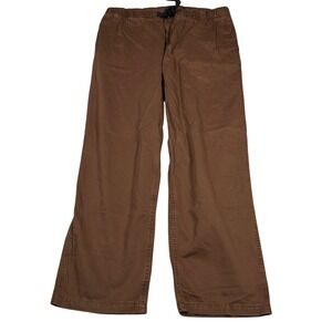 Gramicci G-Pants Men XXL Brown Twill Climbing Hiking Belted Trousers